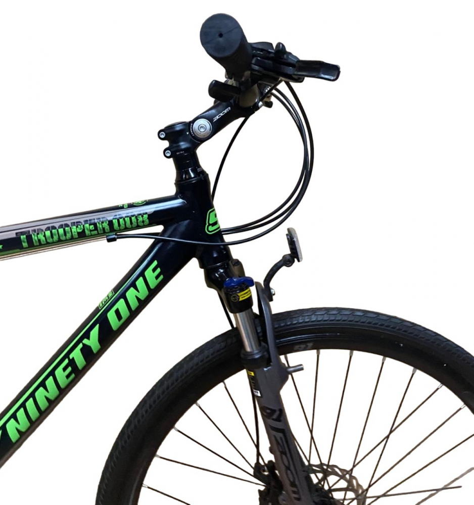 Bicicleta hibrida 700c, de munte si oras, cadru 18 inch aluminiu, 21 viteze shimano, frane pe disc - 1 | YEO