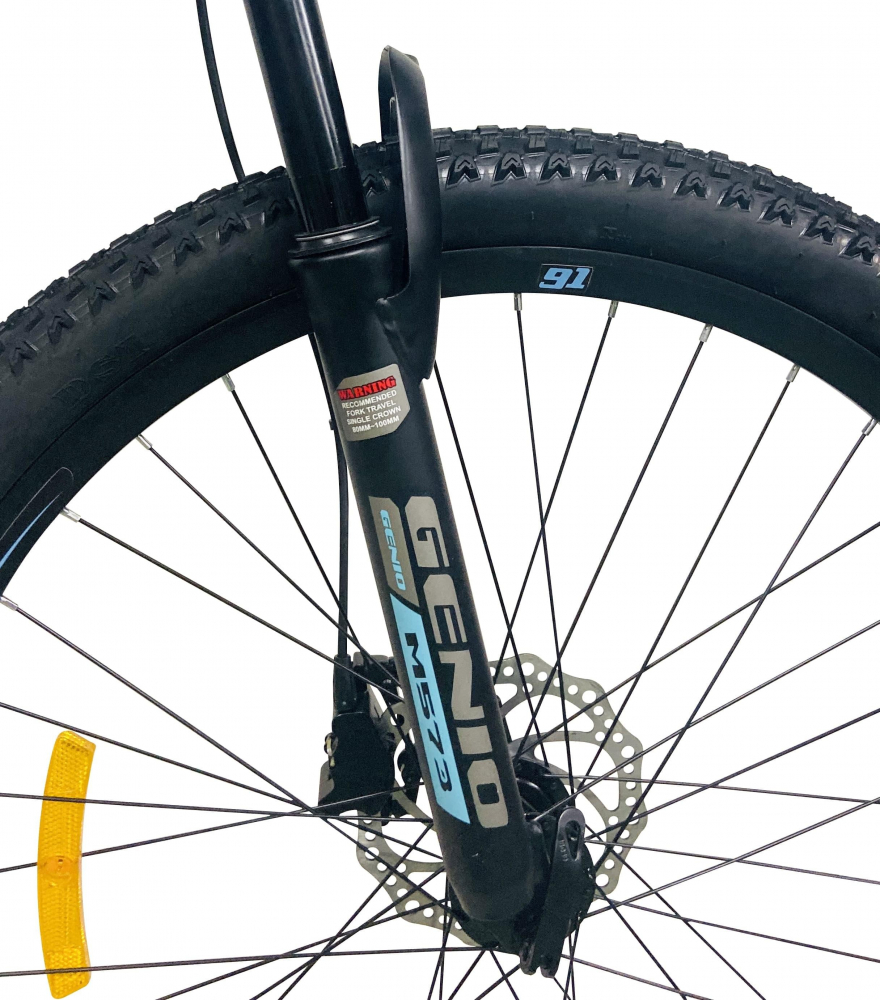 Bicicleta mountain bike aluminiu, 27.5 inch, schimbator 27 viteze, frane mecanice, genio - 2 | YEO