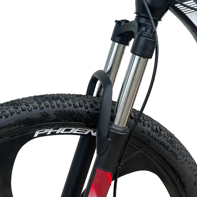 Bicicleta mtb 26 inch, shimano 21 viteze, frane pe disc, cadru din otel, tornado, black - 4