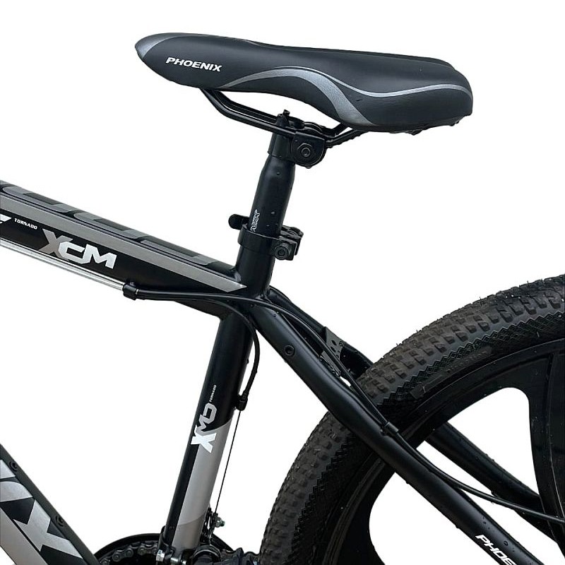 Bicicleta mtb 26 inch, shimano 21 viteze, frane pe disc, cadru din otel, tornado, black - 6