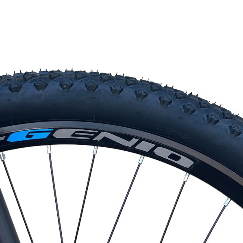 Bicicleta MTB hardtail 27.5 inch, 27 viteze, frane pe disc, cadru aluminiu 17 inch, genio, furca cu suspensie, sistem franare disc-mecanic, jante aluminiu, cric inclus - 7