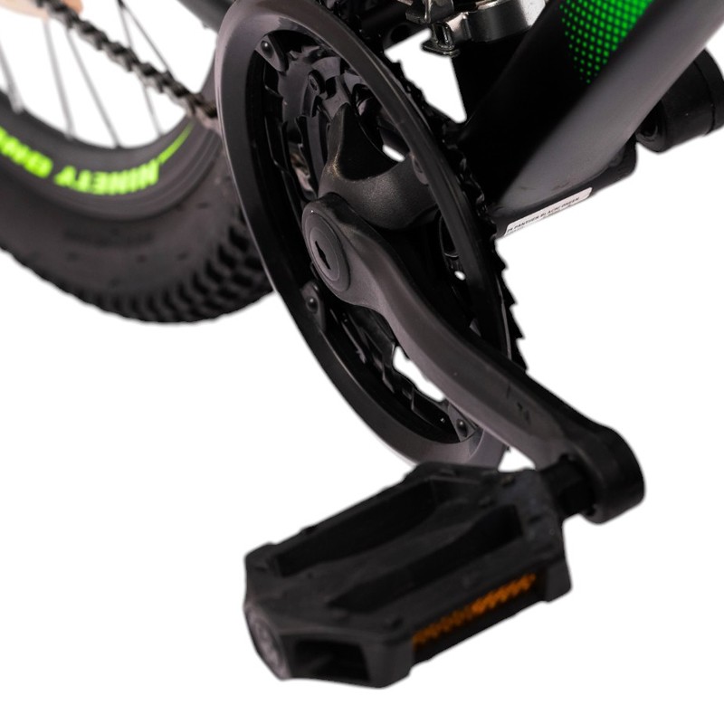 Bicicleta panther 29 inch, frane pe disc, 21 viteze, cadru otel, negru-verde - 1 | YEO