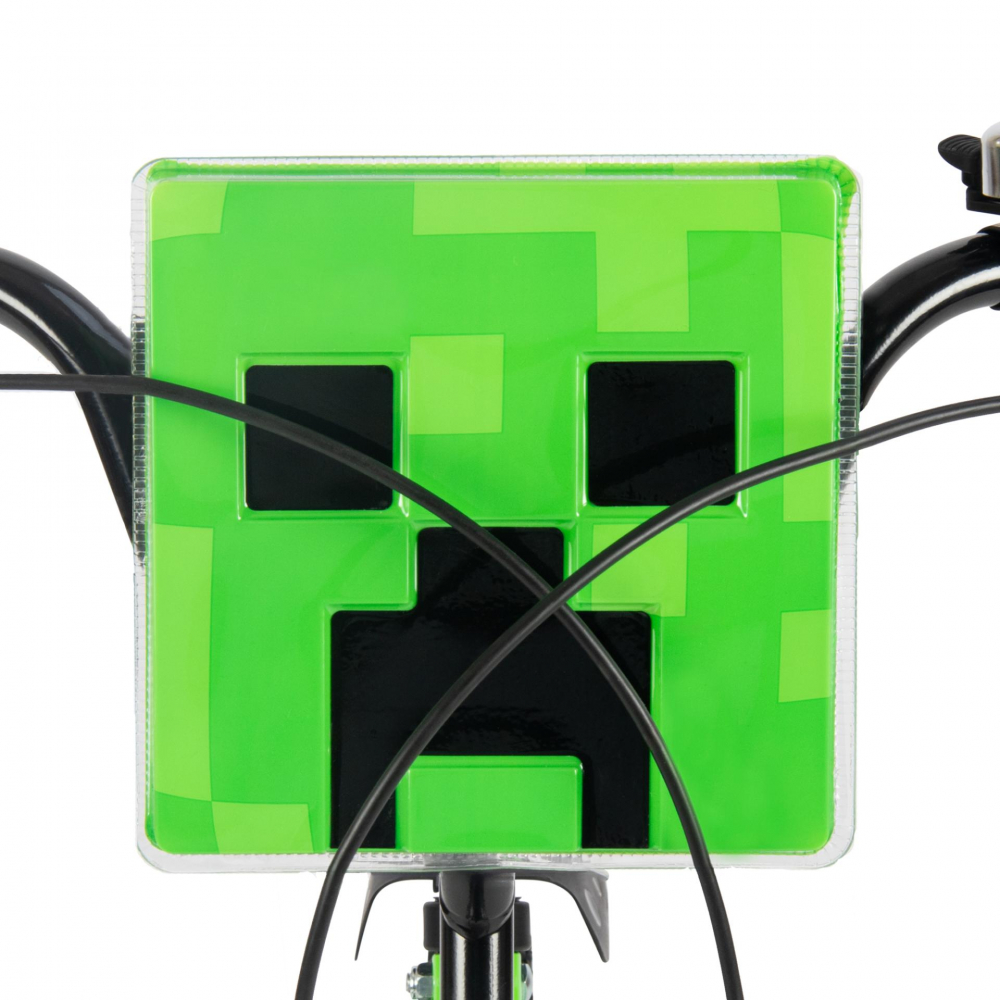 Bicicleta pentru copii Huffy Minecraft Green 16 inch cu roti ajutatoare luminoase - 4