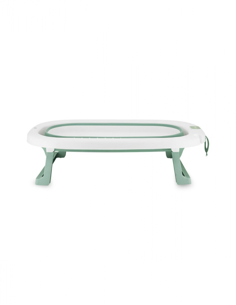 Cadita pliabila cu dop de scurgere Momi Nata Green - 3 | YEO