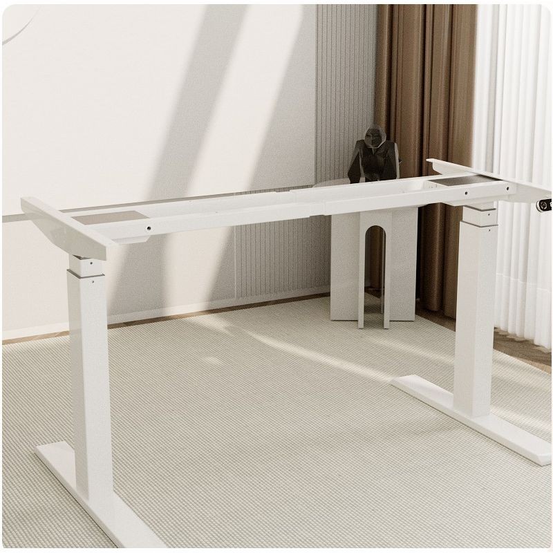 Cadru de birou electric dublu motorizat, inaltime reglabila 64-129 cm, memorare 4 pozitii - 5