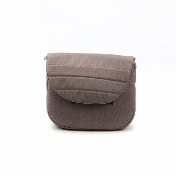 Carucior pentru copii, Adamex, 2 in 1, Lanti PS110, Pliabil, landou cu salteluta, copertina reglabila, roti frontale pivotante, cu dubla suspensie si husa de ploaie inclusa, Linen  EcoLeather, Coffee Bean - 2