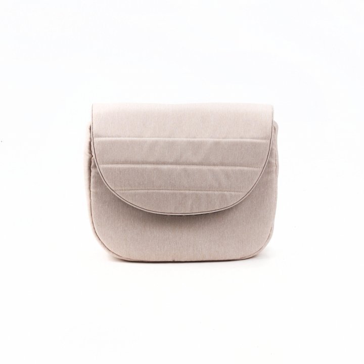 Carucior pentru copii, Adamex, 2 in 1, Lanti PS33, Pliabil, landou cu salteluta, copertina reglabila, roti frontale pivotante, cu dubla suspensie si husa de ploaie inclusa, Linen  EcoLeather Sandstone - 3