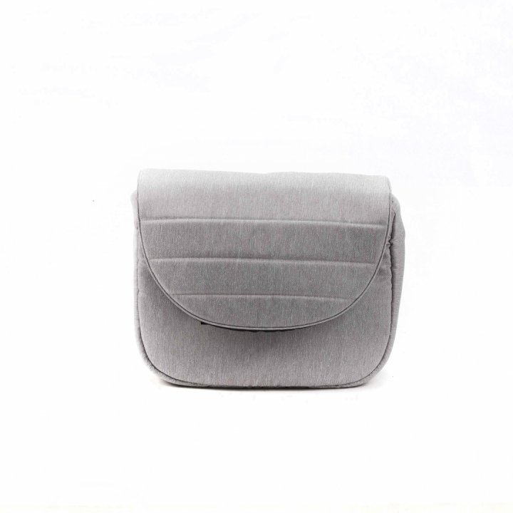 Carucior pentru copii, Adamex, 2 in 1 Lanti PS79, Pliabil, landou cu salteluta, copertina reglabila, roti frontale pivotante, cu dubla suspensie si husa de ploaie inclusa, Linen  EcoLeather, Grey Heather - 4