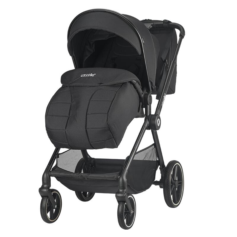 Carucior modular 3 in 1 Coccolle Lissia Anthracite + Scoica auto iSize Coccolle Knox Anthracite