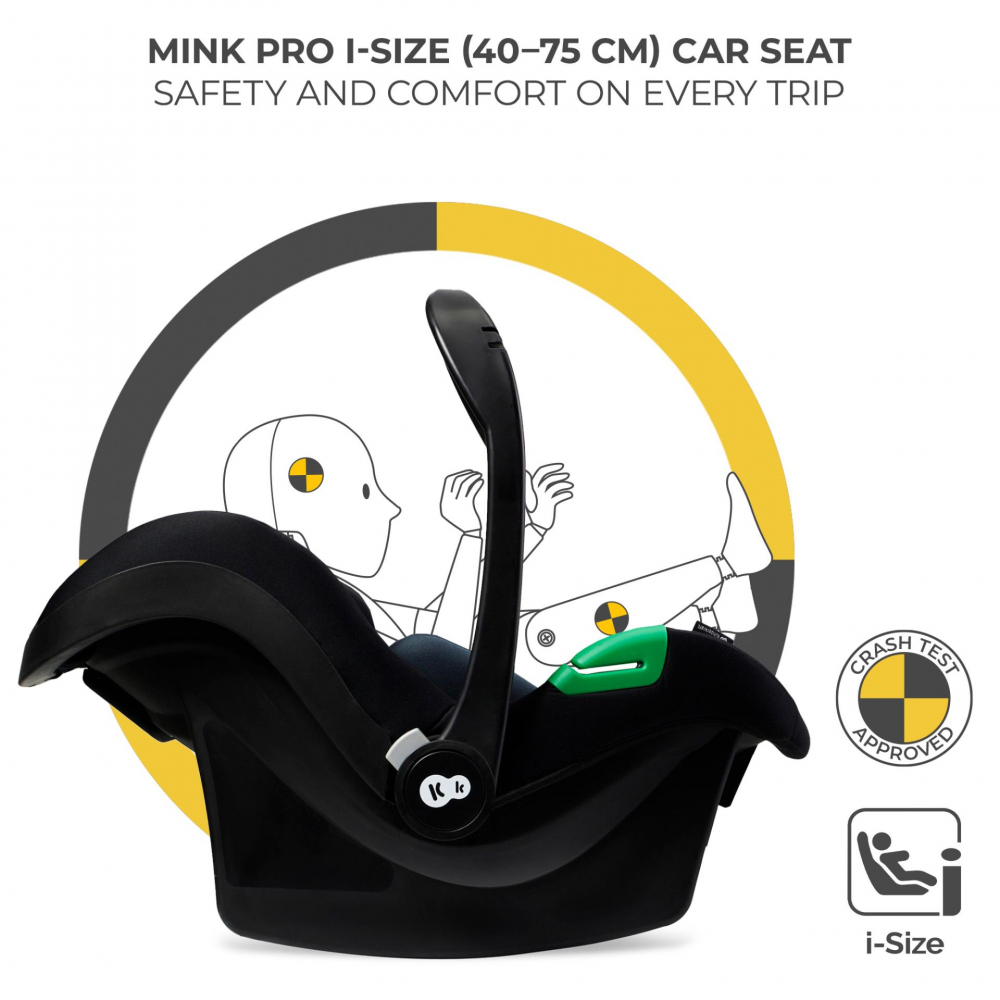 Carucior pentru copii 3 in 1 Kinderkraft Yoxi Sand Beige 0-22 kg, cadru din aluminiu, accesorii incluse - 8