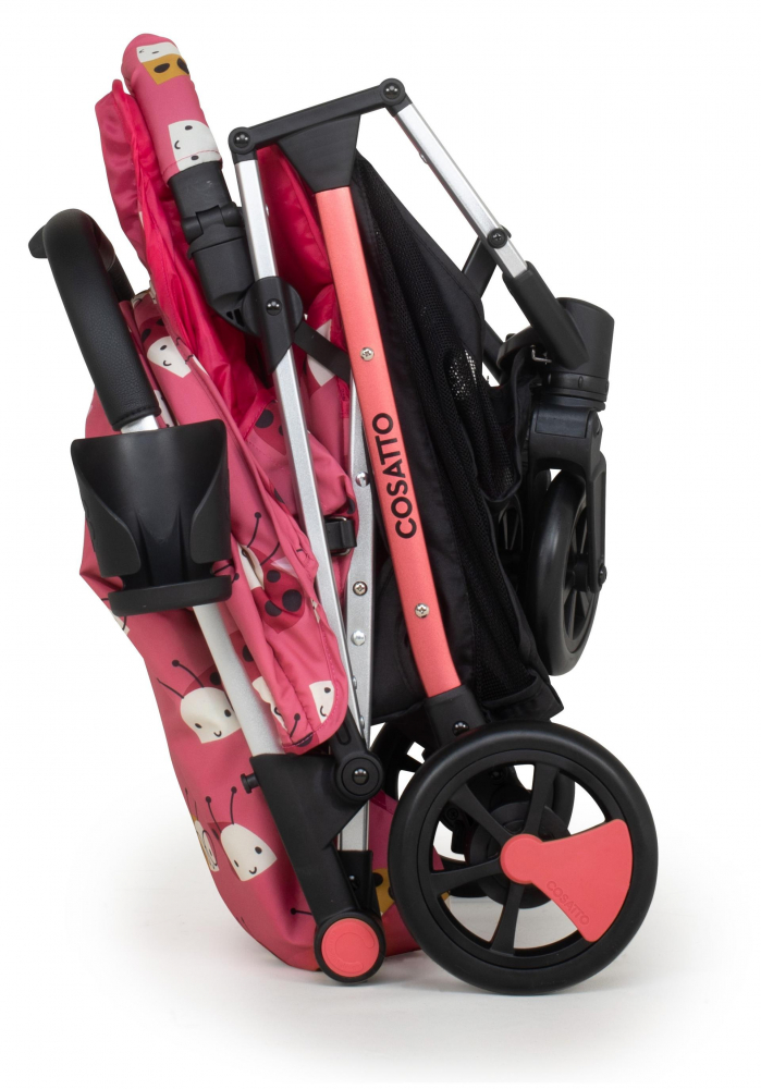 Carucior pentru copii Cosatto Woosh 3 Ladybug Ball BB cu suspensii, cadru din aluminiu, sistem troller, suport pahar, greutate admisa 25 kg - 1