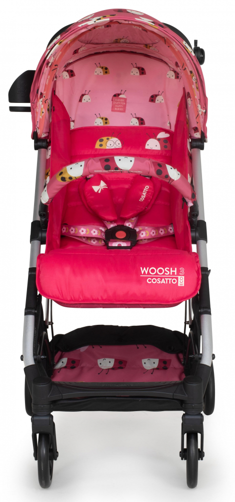 Carucior pentru copii Cosatto Woosh 3 Ladybug Ball BB cu suspensii, cadru din aluminiu, sistem troller, suport pahar, greutate admisa 25 kg - 3