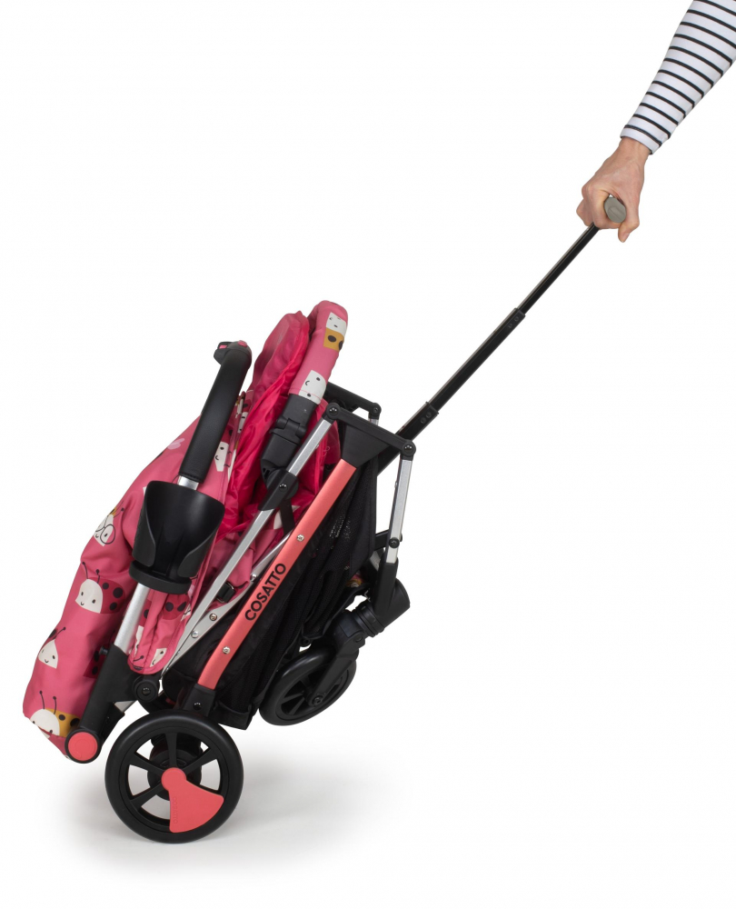 Carucior pentru copii Cosatto Woosh 3 Ladybug Ball BB cu suspensii, cadru din aluminiu, sistem troller, suport pahar, greutate admisa 25 kg - 4
