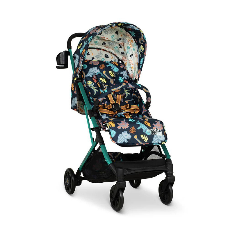 Carucior pentru copii Cosatto Woosh 4 Diggin Dinos 0-25 kg, Sistem Troller, Material Ecologic, Suport pahar, Husa de ploaie - 5