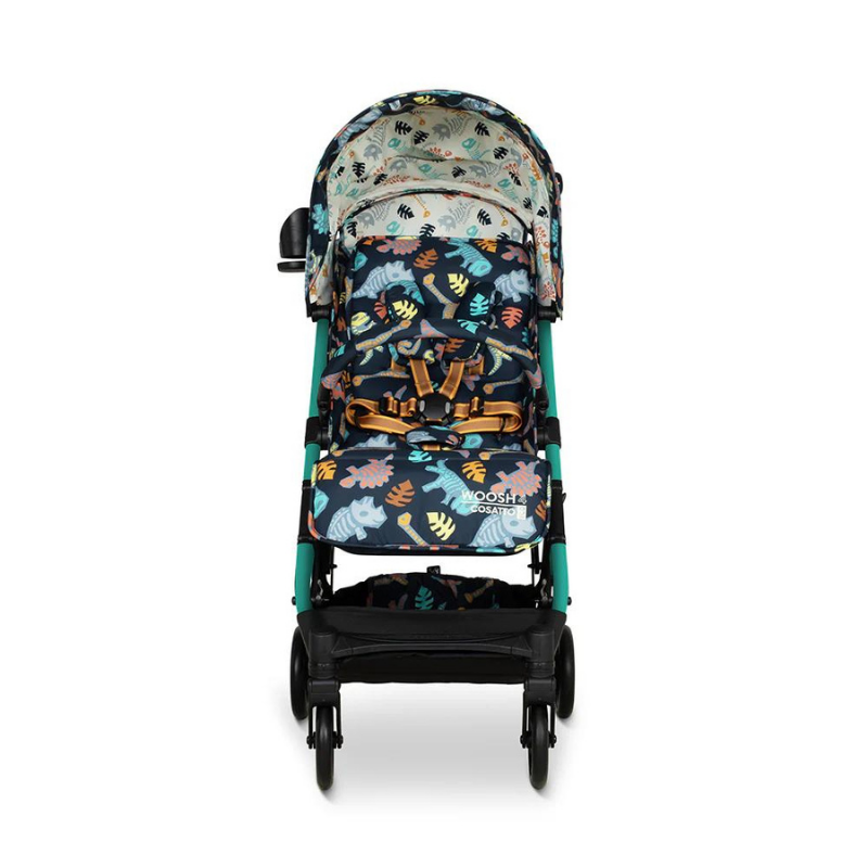 Carucior pentru copii Cosatto Woosh 4 Diggin Dinos 0-25 kg, Sistem Troller, Material Ecologic, Suport pahar, Husa de ploaie - 2