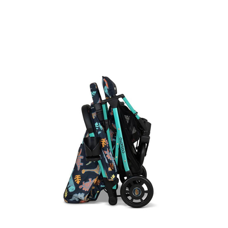 Carucior pentru copii Cosatto Woosh 4 Diggin Dinos 0-25 kg, Sistem Troller, Material Ecologic, Suport pahar, Husa de ploaie - 4