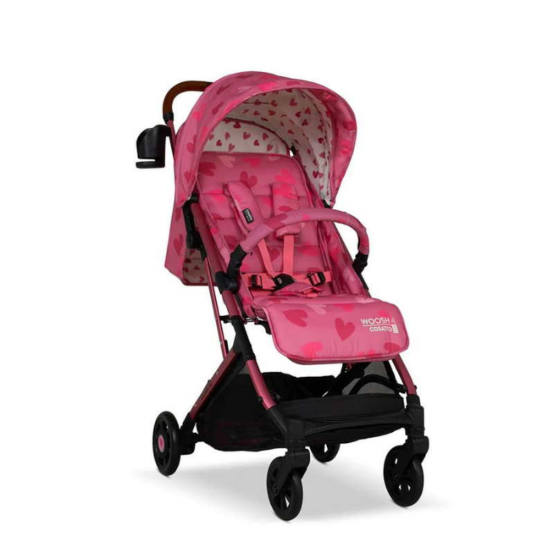 Carucior pentru copii Cosatto Woosh 4 Lighthearted 0-25 kg, Sistem Troller, Material Ecologic, Suport pahar, Husa de ploaie - 4