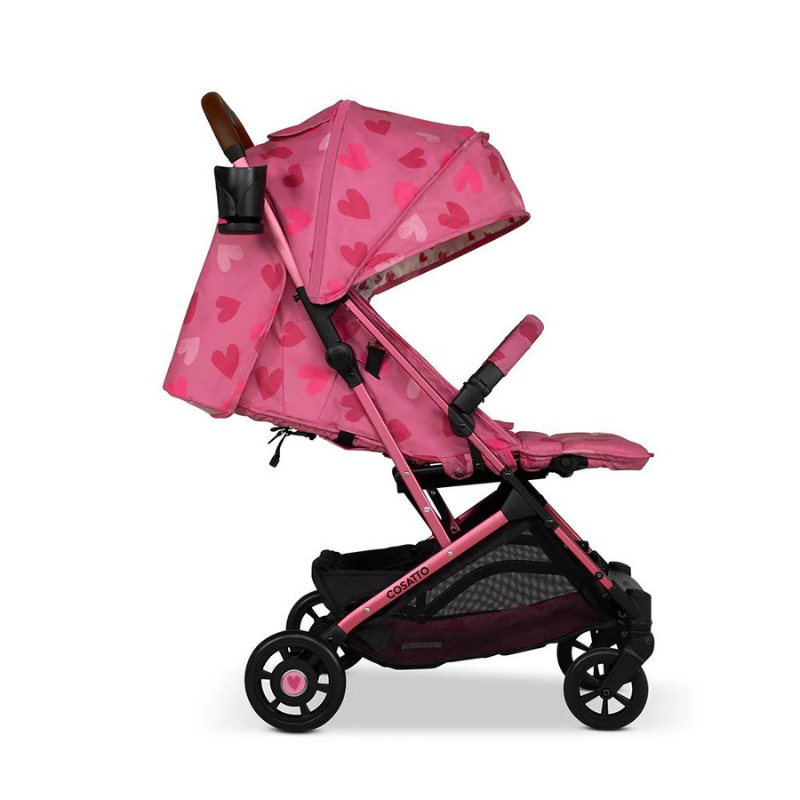 Carucior pentru copii Cosatto Woosh 4 Lighthearted 0-25 kg, Sistem Troller, Material Ecologic, Suport pahar, Husa de ploaie