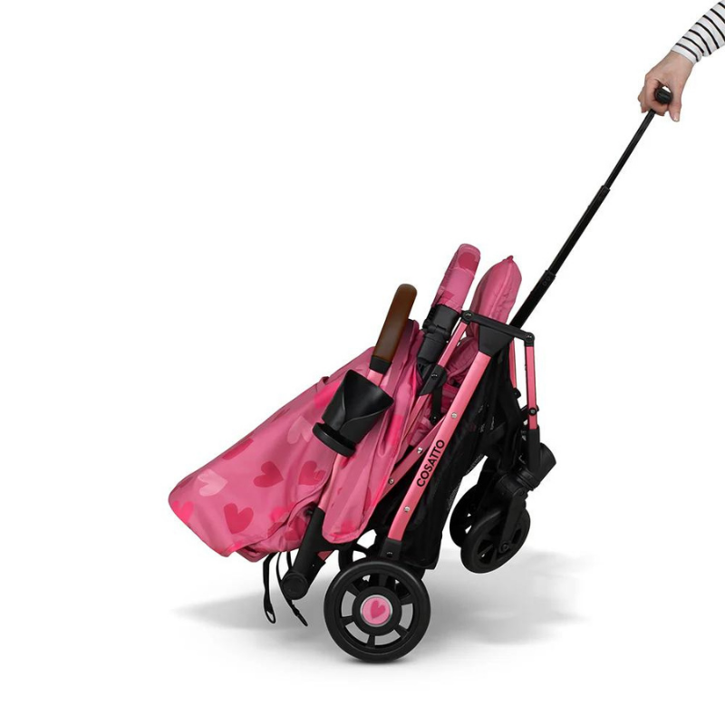 Carucior pentru copii Cosatto Woosh 4 Lighthearted 0-25 kg, Sistem Troller, Material Ecologic, Suport pahar, Husa de ploaie - 3