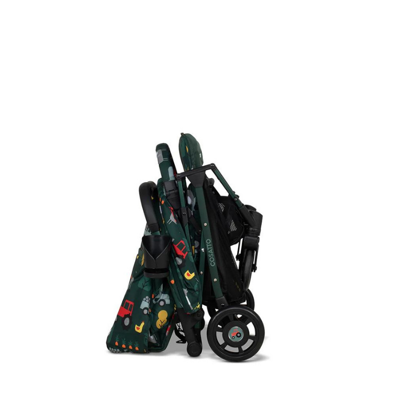 Carucior pentru copii Cosatto Woosh 4 Old Macdonald 0-25 kg, Sistem Troller, Material Ecologic, Suport pahar, Husa de ploaie - 1 | YEO