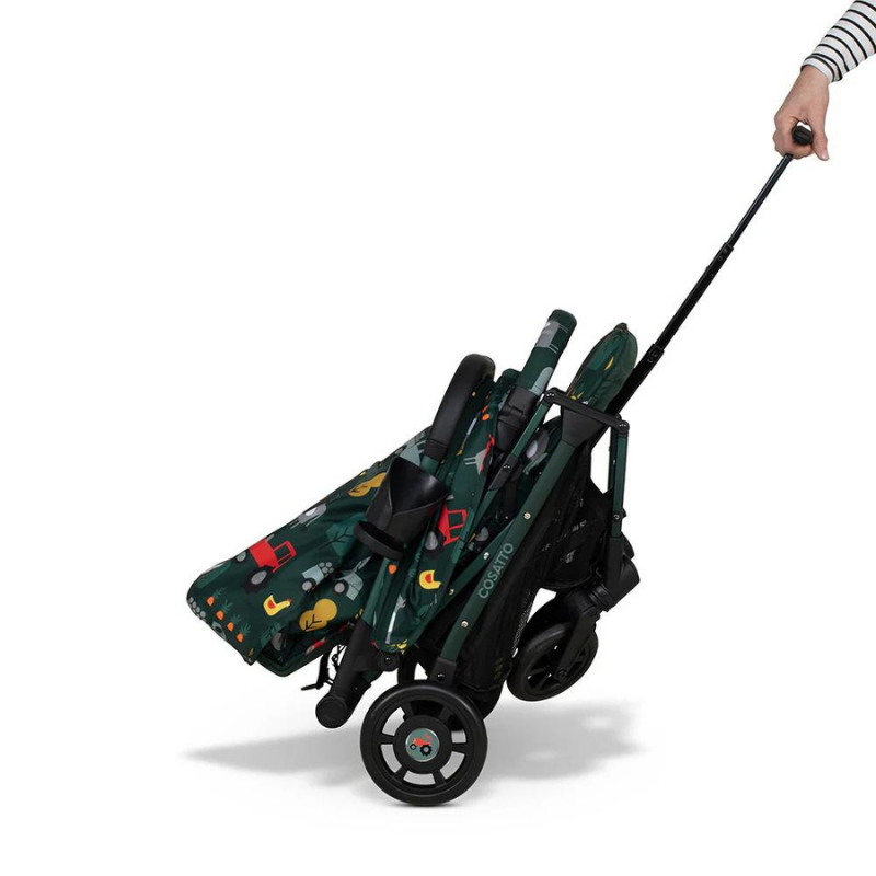 Carucior pentru copii Cosatto Woosh 4 Old Macdonald 0-25 kg, Sistem Troller, Material Ecologic, Suport pahar, Husa de ploaie - 2 | YEO
