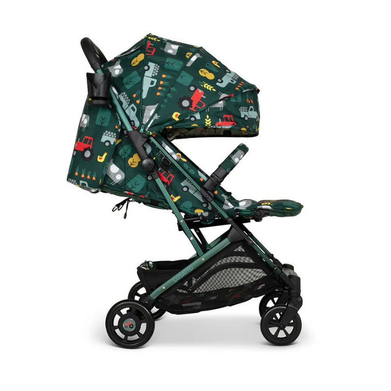 Carucior pentru copii Cosatto Woosh 4 Old Macdonald 0-25 kg, Sistem Troller, Material Ecologic, Suport pahar, Husa de ploaie - 3 | YEO
