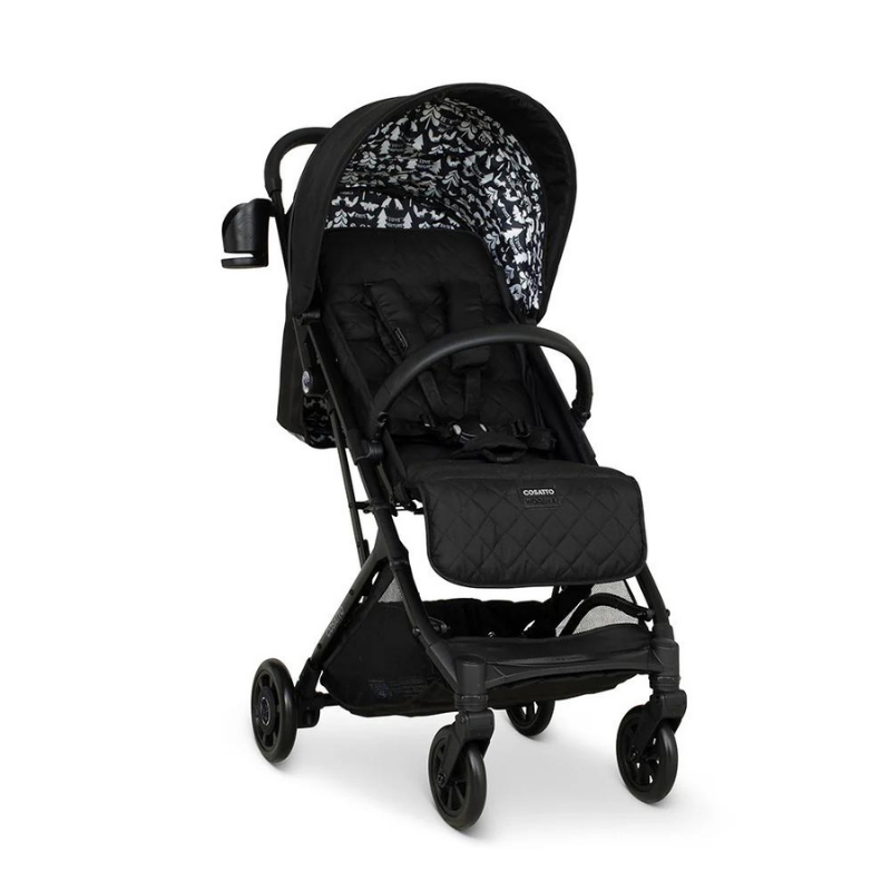 Carucior pentru copii Cosatto Woosh 4 Silhouette 0-25 kg, Sistem Troller, Material Ecologic, Suport pahar, Husa de ploaie - 5