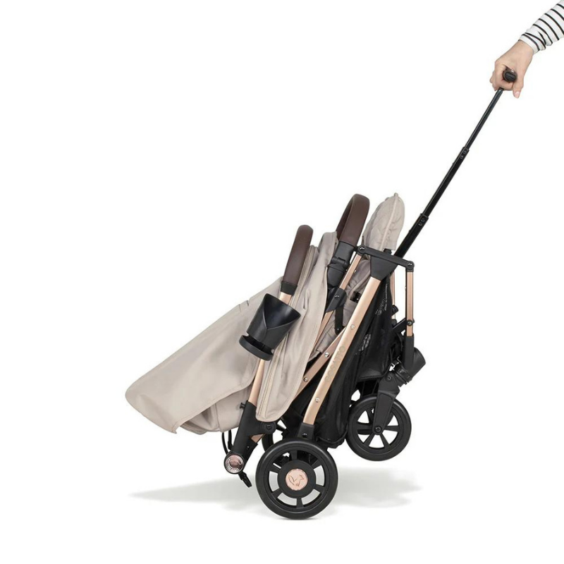 Carucior pentru copii Cosatto Woosh 4 Whisper 0-25 kg, Sistem Troller, Material Ecologic, Suport pahar, Husa de ploaie