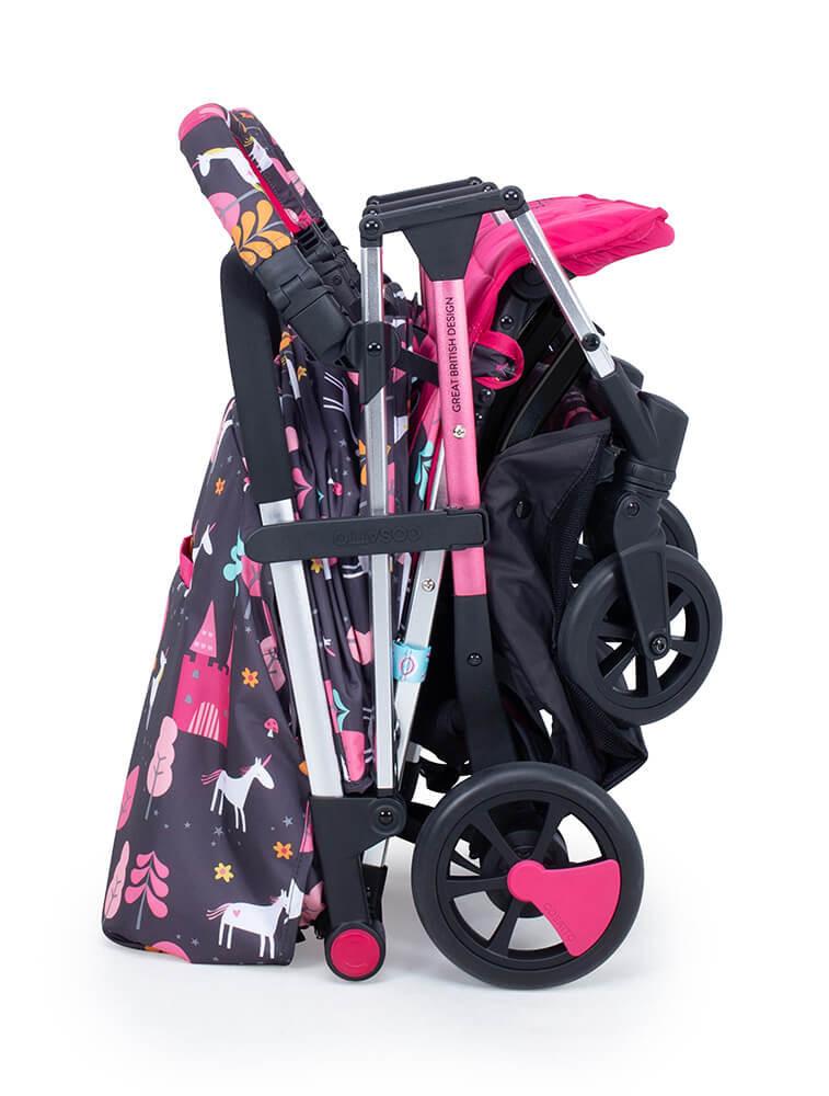 Carucior pentru gemeni Cosatto Woosh Double Unicorn Land 0-22 kg cu husa de ploaie - 2