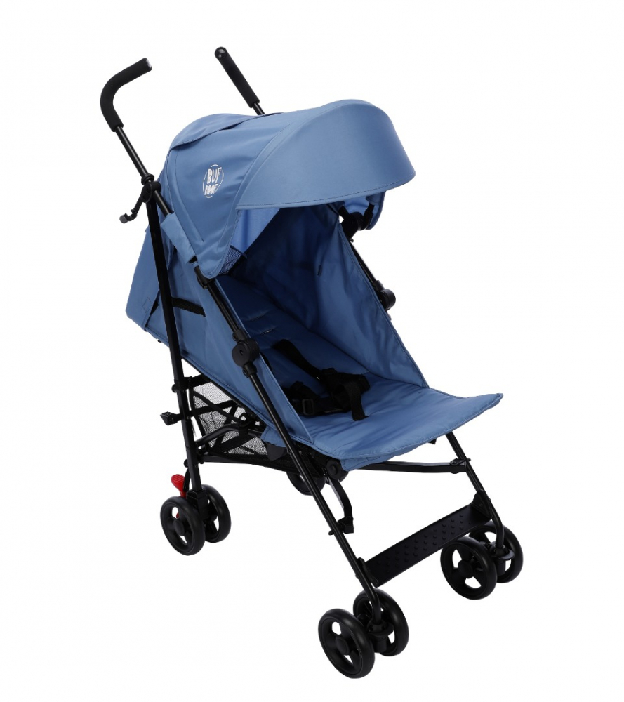 Carucior pentru copii Buf Boof sport S120 albastru cu spatar reglabil - 7