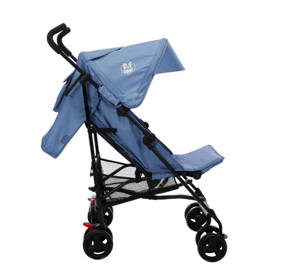Carucior pentru copii Buf Boof sport S120 albastru cu spatar reglabil - 5