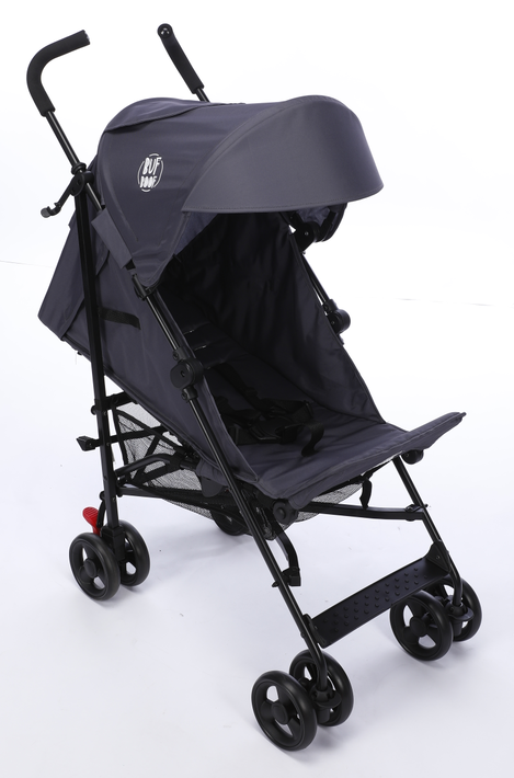 Carucior pentru copii Buf Boof sport S120 gri cu spatar reglabil