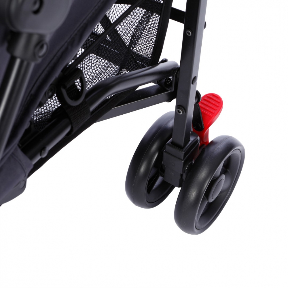 Carucior pentru copii Buf Boof sport S120 gri cu spatar reglabil - 4