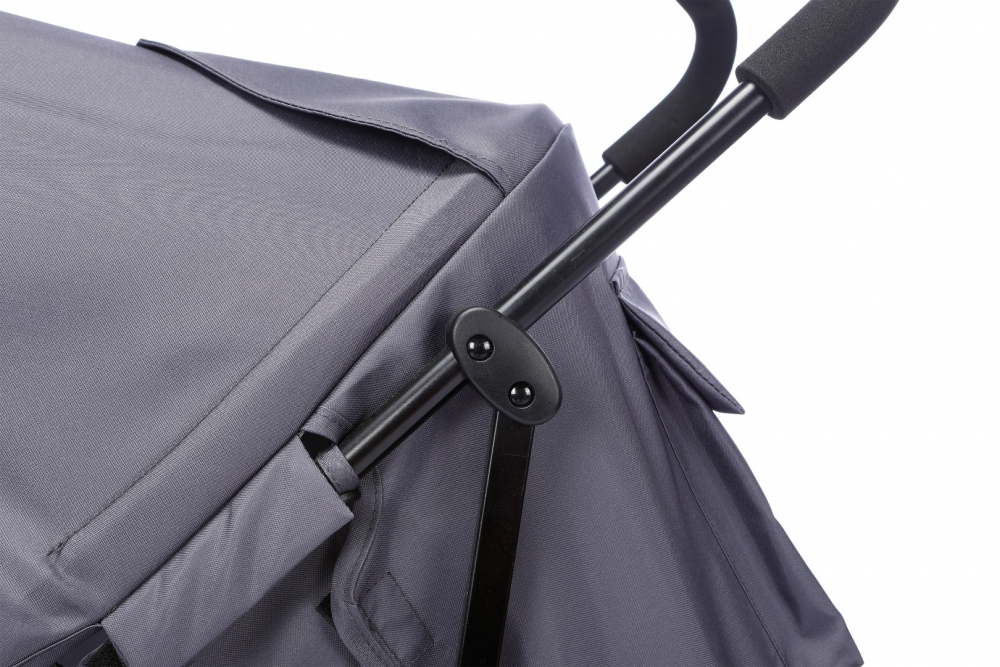 Carucior pentru copii Buf Boof sport S120 gri cu spatar reglabil - 6
