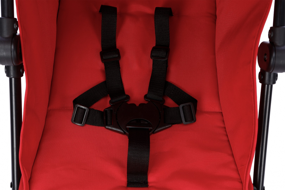 Carucior pentru copii Buf Boof sport S120 rosu cu spatar reglabil - 2