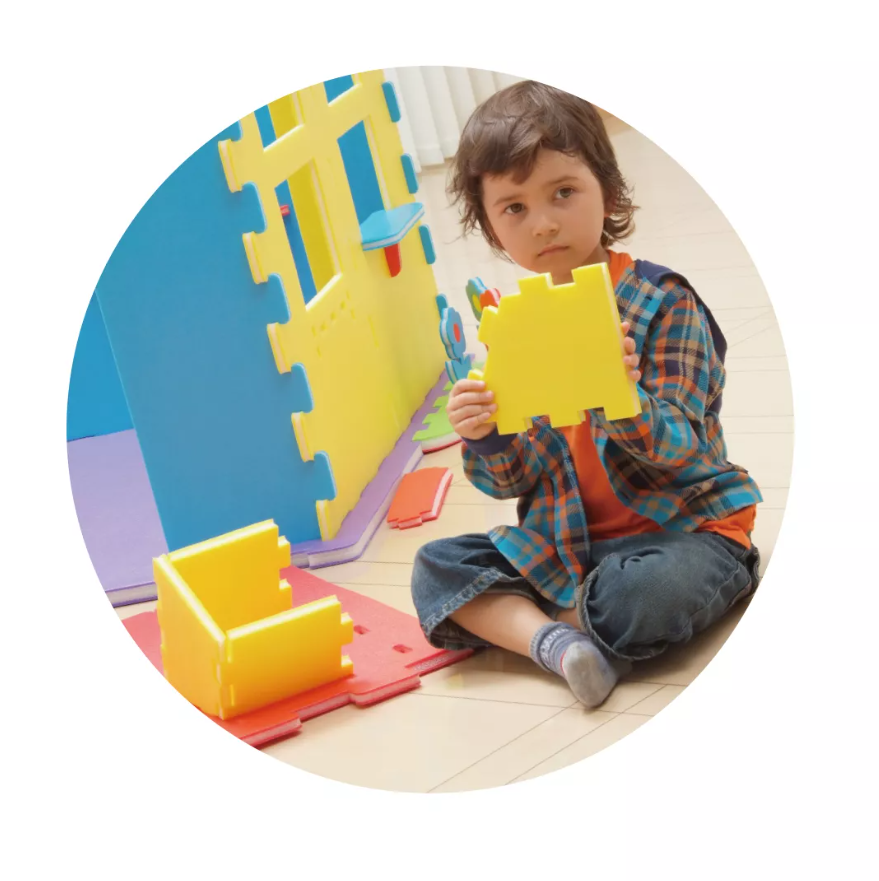 Casuta educativa pentru copii Car Boy Safety ABC din spuma - 3 | YEO