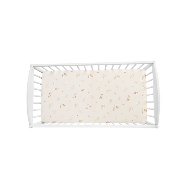 Cearceaf din bumbac pentru patut 120x60 cm Boho Sand