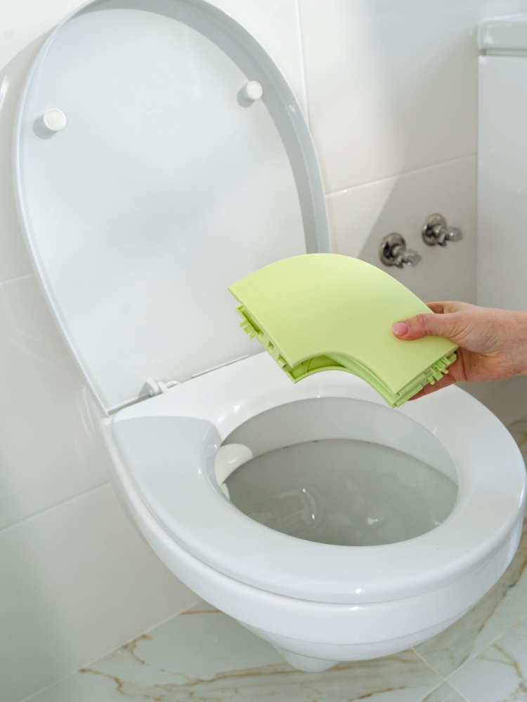 Colac pliabil pentru toaleta Kidscenter 18 luni+ verde - 2 | YEO
