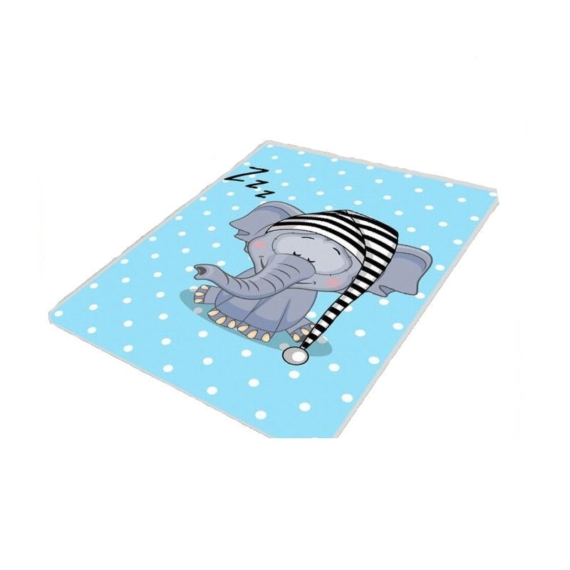 Covor antiderapant pentru copii  Elephant Sleep 150x200 cm - 2 | YEO