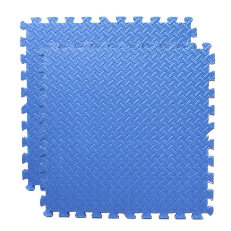 Covoras puzzle xl, 60x60 cm, grosime 2 cm, spuma eva, 2 piese culoare albastru