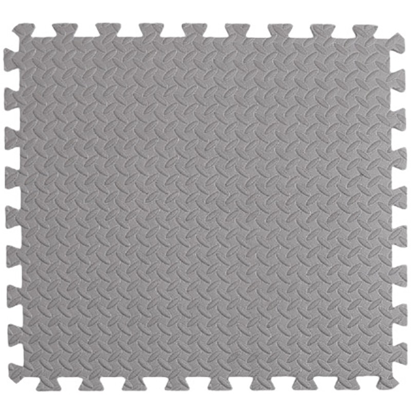Covoras puzzle xl, 60x60 cm, grosime 2 cm, spuma eva, 2 piese culoare gri