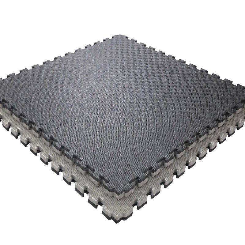 Covoras tip puzzle xxl, spuma eva, 100x100 cm, grosime 2 cm, antiderapant, bicolor culoare produs negrugri - 5