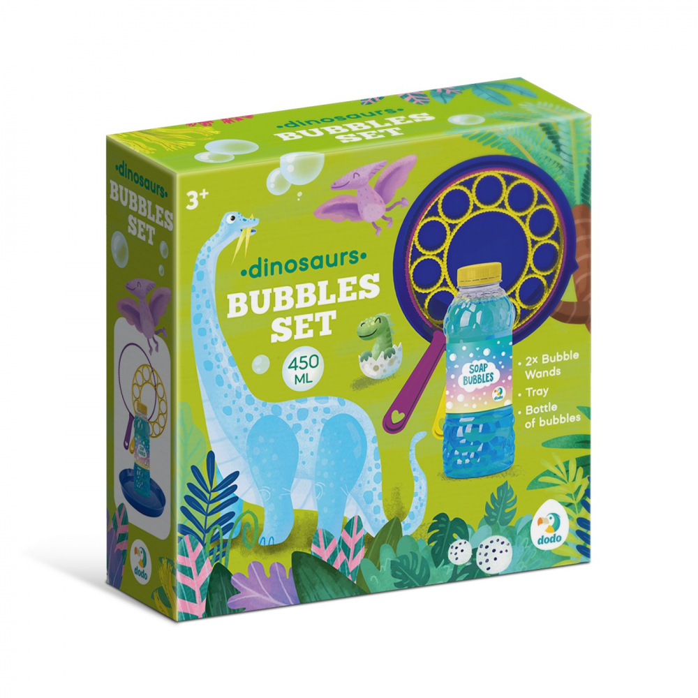 Set baloane de sapun Dinozauri 450 ml - 2
