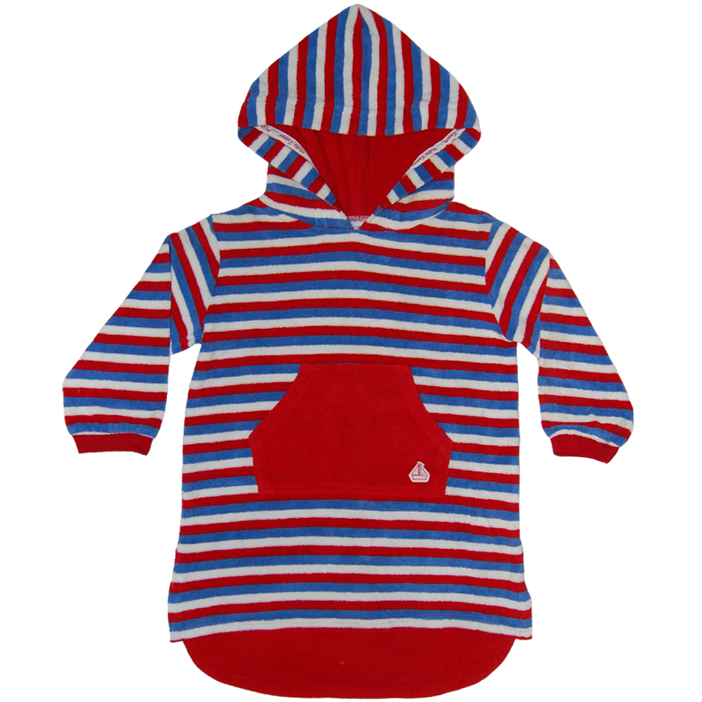 Halat cu gluga pentru plaja Multi Blue Mitty James 18-24 luni