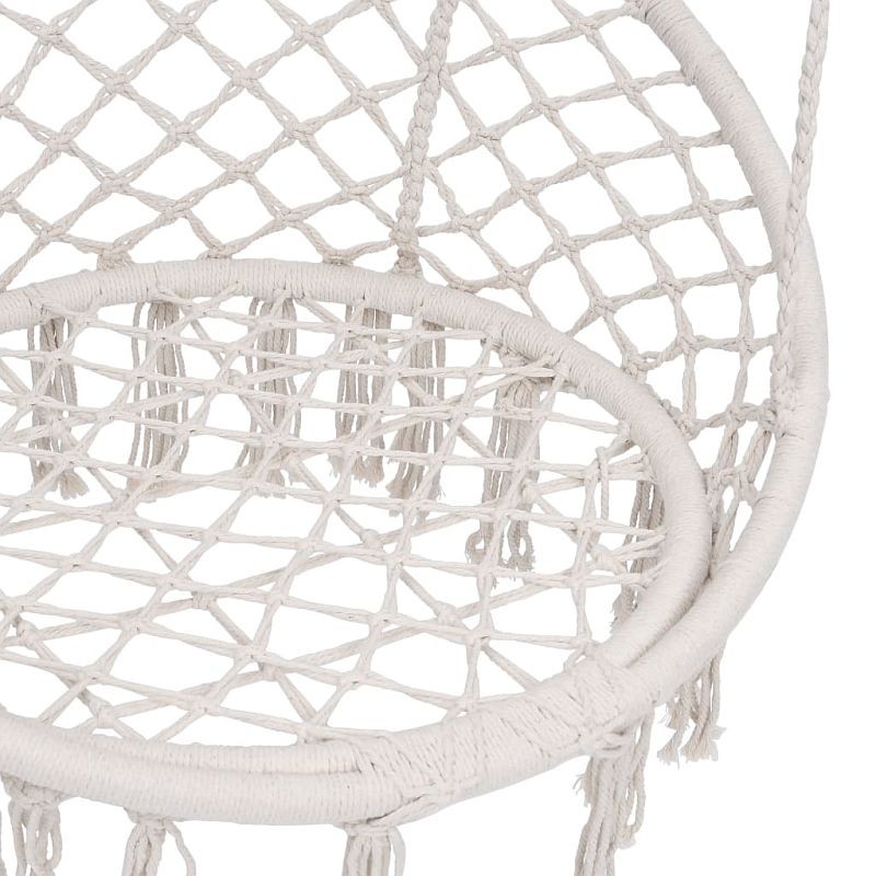 Hamac suspendat, leagan tip cuib cu spatar confortabil, pentru o persoana, interior si exterior, 50x70x100 cm - 1 | YEO