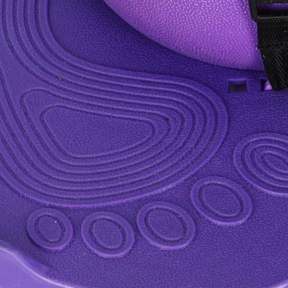 Jumper de sarituri si echilibru pentru copii, Ikonka, cu placa antiderapanta si pompa inclusa, inaltime 70 cm, Pogo Purple - 7