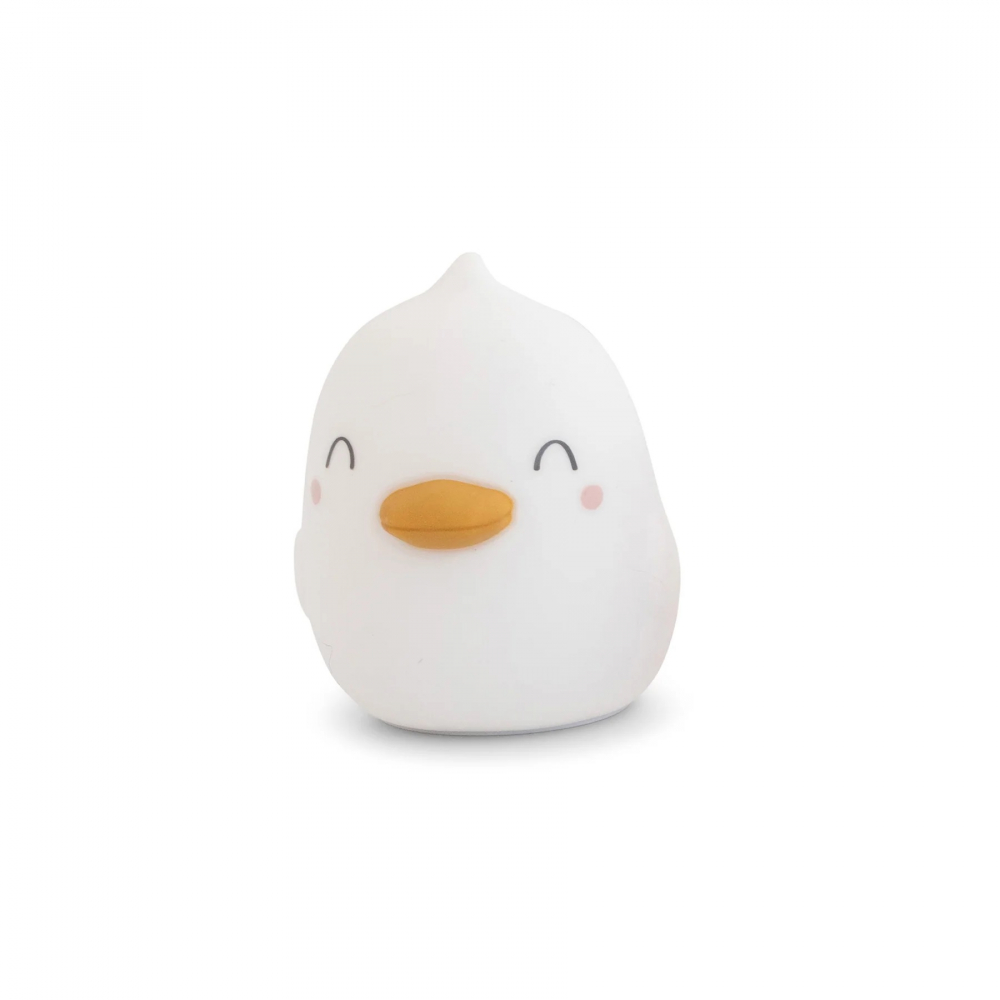Lampa de veghe din silicon premium diverse lumini USB tip C Bright Duck White - 1 | YEO