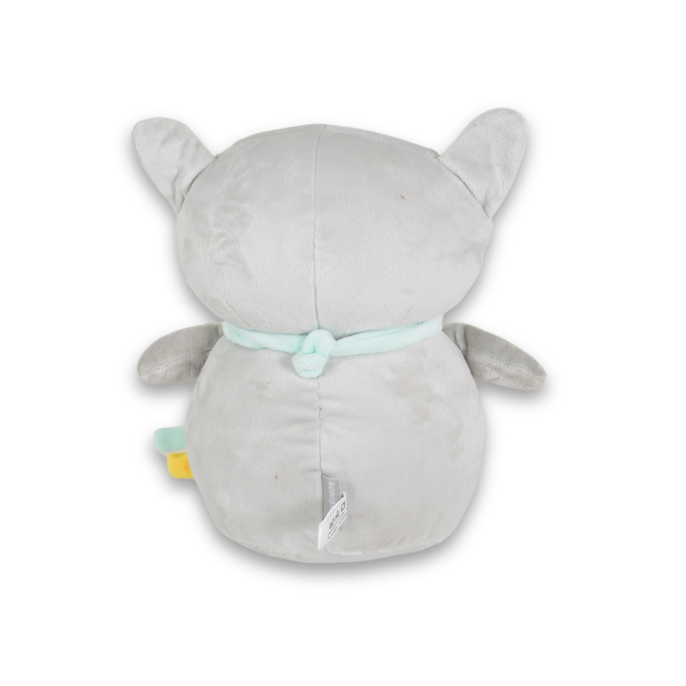 Lampa de veghe pentru camera copii Moni Snuggly Racoon cu sunete albe,10 melodii linistitoare si sunete ale naturii,Volum reglabil,Oprire automata dupa 20 minute,Material plus moale,Proiector detasabil utilizare individuala - 1