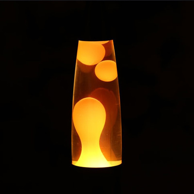 Lampa decorativa lava orange, 30w, inaltime 41 cm, alimentare priza - 4