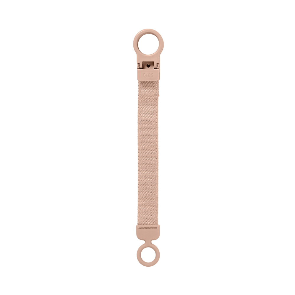 Lantisor Bibs clip Loop pentru suzeta Blush